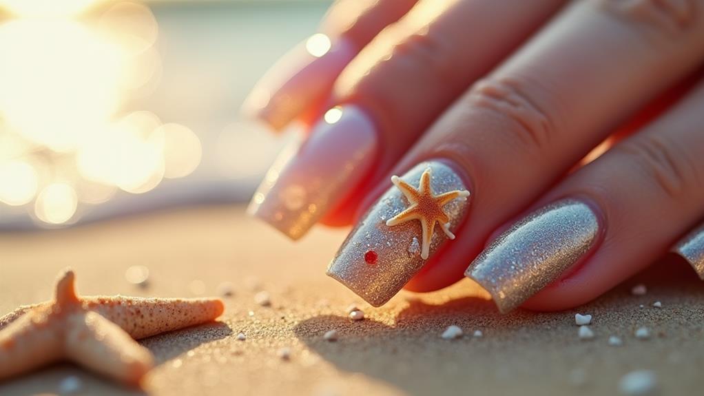 sparkling sand texture technique